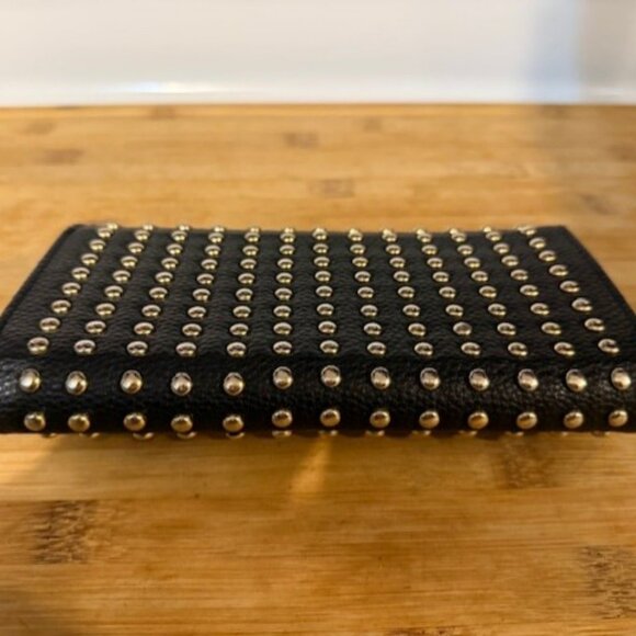 Studded Long Clutch Wallet - Coin Purse & Card Holder - Picture 10 of 16